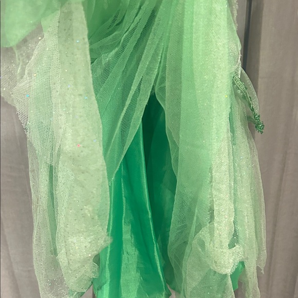 Vintage Disney Tinker Bell Sparkling Green Costume - Picture 9 of 11
